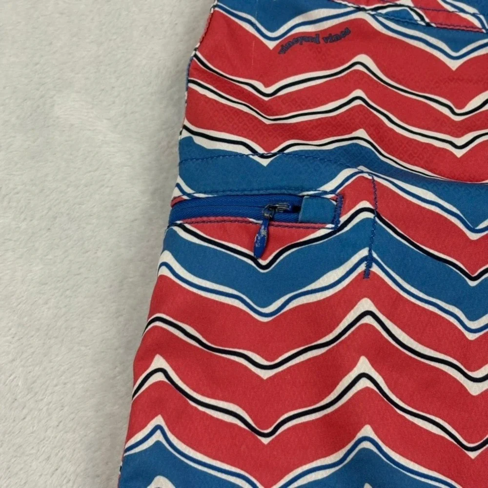 Vineyard Vines Mens 32 Zig‎ Zag Swim Trunks Quick‑Dry Drawstring Casual Beach